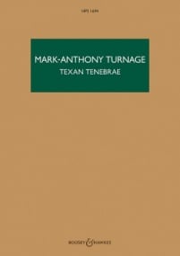 Turnage: Texan Tenebrae (Study Score) published by Boosey & Hawkes