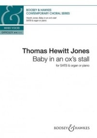 Hewitt Jones: Baby in an ox's stall SATB published by Boosey & Hawkes