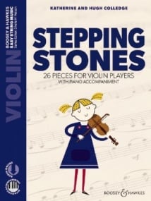 Stepping Stones - Violin & Piano published by Boosey & Hawkes (Book/Online Audio)