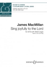 MacMillan: Sing joyfully to the Lord SATB published by Boosey & Hawkes