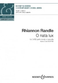 Randle: O nata lux SATB published by Boosey & Hawkes