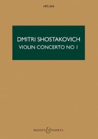 Shostakovich: Violin Concerto No. 1 in A minor (Study Score) published by Boosey & Hawkes