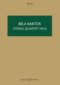 Bartok: String Quartet No. 6 (Study Score) published by Boosey & Hawkes