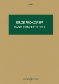 Prokofiev: Piano Concerto No 2 in G Minor (Study Score) published by Boosey & Hawkes