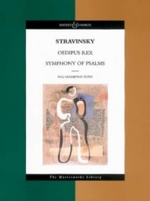 Stravinsky: Oedipus Rex / Symphony of Psalms (Study Score) published by Boosey & Hawkes