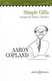 Copland: Simple Gifts SATB published by Boosey & Hawkes