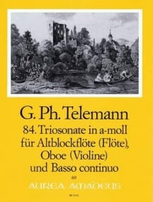 Telemann: Trio Sonata in A minor TWV42:a6 published by Amadeus