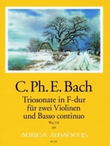 C P E Bach: Trio Sonata in F Major Wq154 published by Amadeus