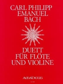 C P E Bach: Duet for Flute and Violin published by Amadeus