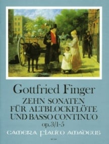 Finger: 10 Sonatas Opus 3 Nos. 1 - 5 published by Amadeus