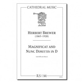 Brewer: Magnificat & Nunc Dimittis in D SATB published by Cathedral Music