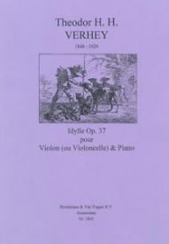 Verhey: Idylle Opus 37 for Cello or Violin published by Broekmans and Van Poppel