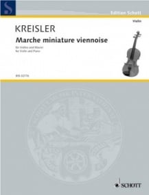 Kreisler: Marche Miniature Viennoise for Violin published by Schott