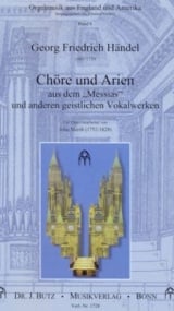 Handel: Choruses & Arias from Messiah for Organ Works published by Butz