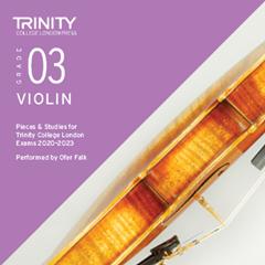 Trinity Violin Exam Pieces from 2020 Grade 3 CD Only