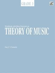 Workbook With More Exercises on Theory of Music  - Grade 3 published by Rhythm