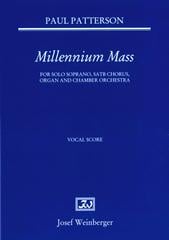 Patterson: Millennium Mass published by Josef Weinberger - Vocal Score