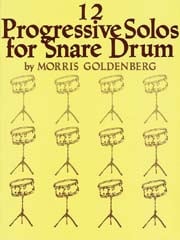 Goldenberg: 12 Progressive Solos for Snare Drum published by Hal Leonard