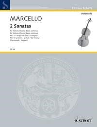 Marcello: Two Sonatas for Cello published by Schott
