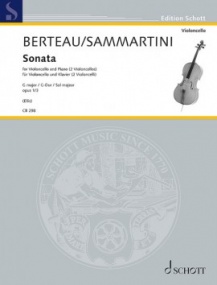 Sammartini/Berteau: Sonata in G for Cello published by Schott