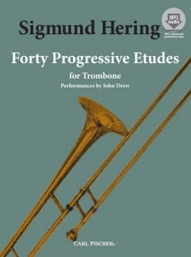 Hering: 40 Progressive Etudes for Trombone published by Carl Fischer (Book & CD)
