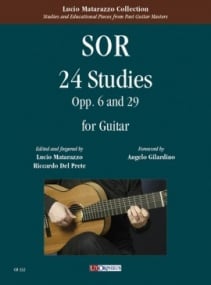Sor: 24 Studies Opus 6 & 29 for Guitar published by UT Orpheus