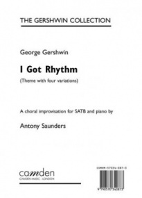 Gershwin: I Got Rhythm SATB published by Camden