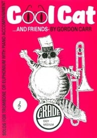 Carr: Cool Cat and Friends for Trombone (Treble Clef) published by Brasswind
