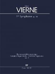 Vierne: Symphonie No. 1 Opus 14 for Organ published by Carus Verlag