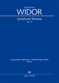 Widor: Symphonie Romane Opus 73 for Organ published by Carus Verlag
