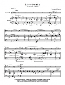 Warren: Easter Sunrise for Clarinet published by Emerson
