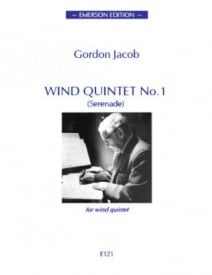 Jacob: Wind Quintet No.1 (Serenade) published by Emerson