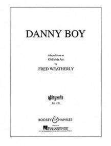 Weatherly: Danny Boy In Eb published by Boosey & Hawkes