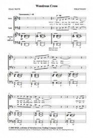 Wilby: Wondrous Cross SATB published by Salvationist Publishing