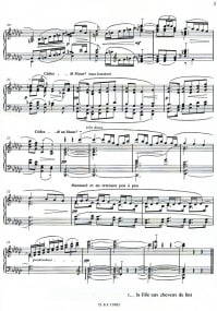 Debussy: La Fille aux Cheveux de Lin for Piano published by Durand