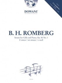 Romberg: Sonata in E Minor for Cello published by Dowani