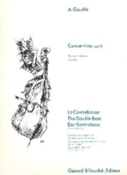 Gouffe: Concertino Opus 10 for Double Bass published by Billaudot