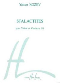 Kozev: Stalectiles for Violin and Clarinet published by Lemoine