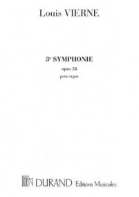 Vierne: Symphonie No 3 Opus 28 for Organ published by Durand