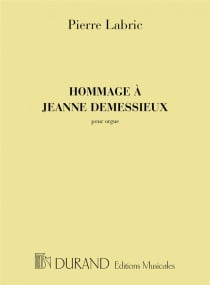 Labric: Hommage a Jeanne Demessieux for Organ published by Durand