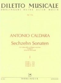 Caldara: 16 Sonatas Volume 1 for Cello published by Doblinger