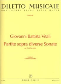 Vitali: Partite sopra diverse Sonate for Violin published by Doblinger