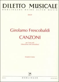 Frescobaldi: Canzoni for C Instruments published by Doblinger