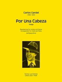 Gardel: Por una Cabeza (Tango) for Violin published by Dohr