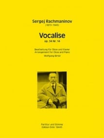 Rachmaninov: Vocalise for Oboe published by Dohr