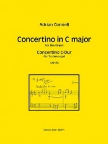 Connell: Concertino C major for Box Organ published by Dohr