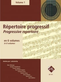 Repertoire Progressif Volume 1 for Guitar published by Les Productions d Oz