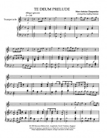 Charpentier: Prelude for Trumpet & Piano published by Emerson