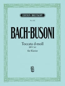 Bach-Busoni: Toccata in D minor for piano published by Breitkopf