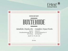 Buxtehude: Complete Organ Works Vol 4 published by Breitkopf